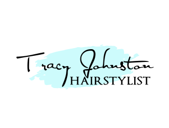 Tracy Johnston Hairstylist logo design by serprimero