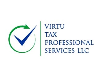 VIRTU TAX PROFESSIONAL SERVICES LLC logo design by maserik