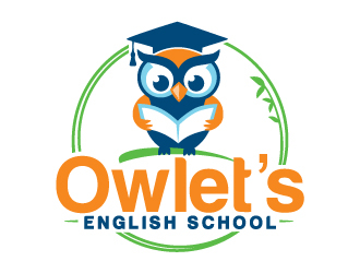 Owlets English School logo design by ruki