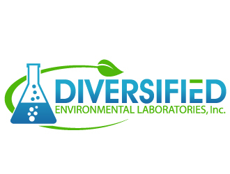 Diversified Environmental Laboratories, Inc. logo design by PMG