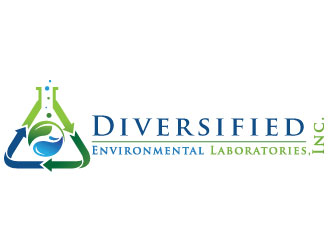 Diversified Environmental Laboratories, Inc. logo design by REDCROW