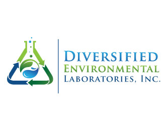 Diversified Environmental Laboratories, Inc. logo design by REDCROW