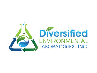 Diversified Environmental Laboratories, Inc. logo design by REDCROW