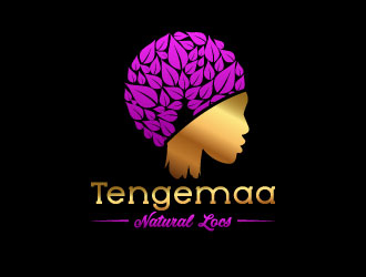 Tengemaa Locs  logo design by aryamaity
