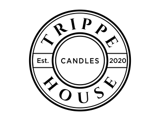 Trippe House Candles logo design by dibyo