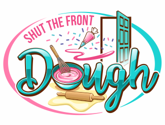 Shut The Front Dough Logo Design