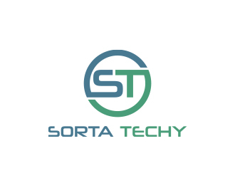 Sorta Techy logo design by MarkindDesign