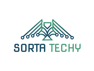 Sorta Techy logo design by Roma