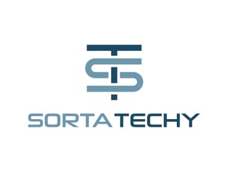 Sorta Techy logo design by Abril