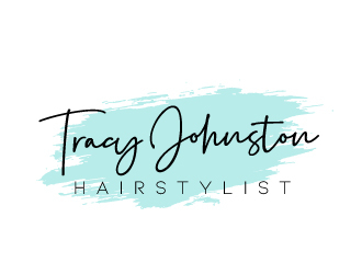 Tracy Johnston Hairstylist logo design by jaize