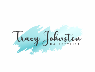Tracy Johnston Hairstylist logo design by Louseven