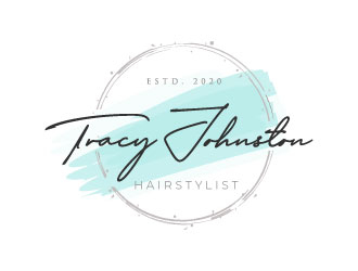 Tracy Johnston Hairstylist logo design by sanworks