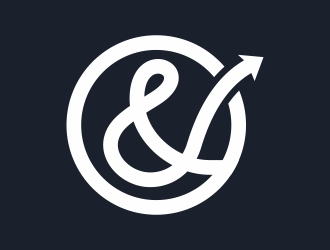 Ampersand logo design by violin