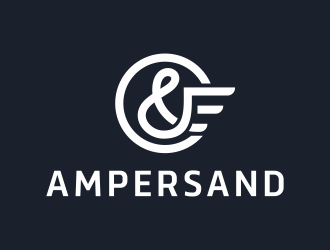 Ampersand logo design by violin