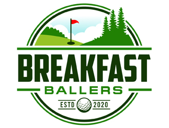 Breakfast Ballers logo design by MAXR