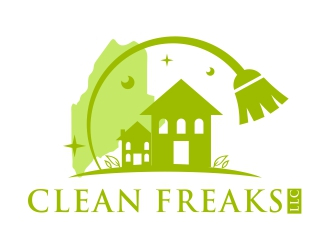 Clean Freaks LLC logo design by dibyo
