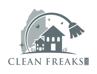 Clean Freaks LLC logo design by dibyo