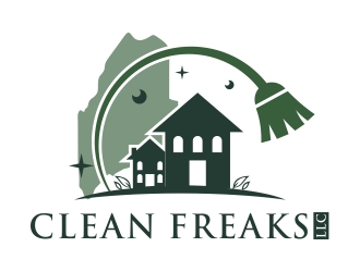 Clean Freaks LLC logo design by dibyo