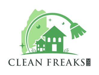 Clean Freaks LLC logo design by dibyo