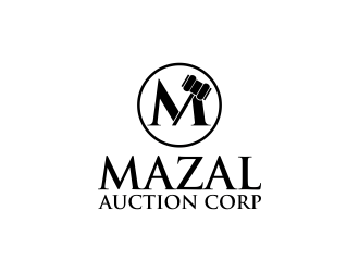Mazal Auction Corp logo design by DeyXyner