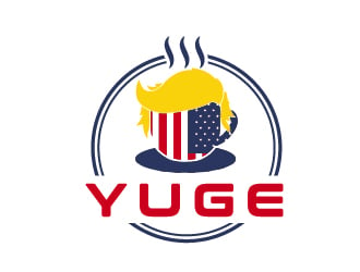 Yuge Coffee Co. logo design by cybil