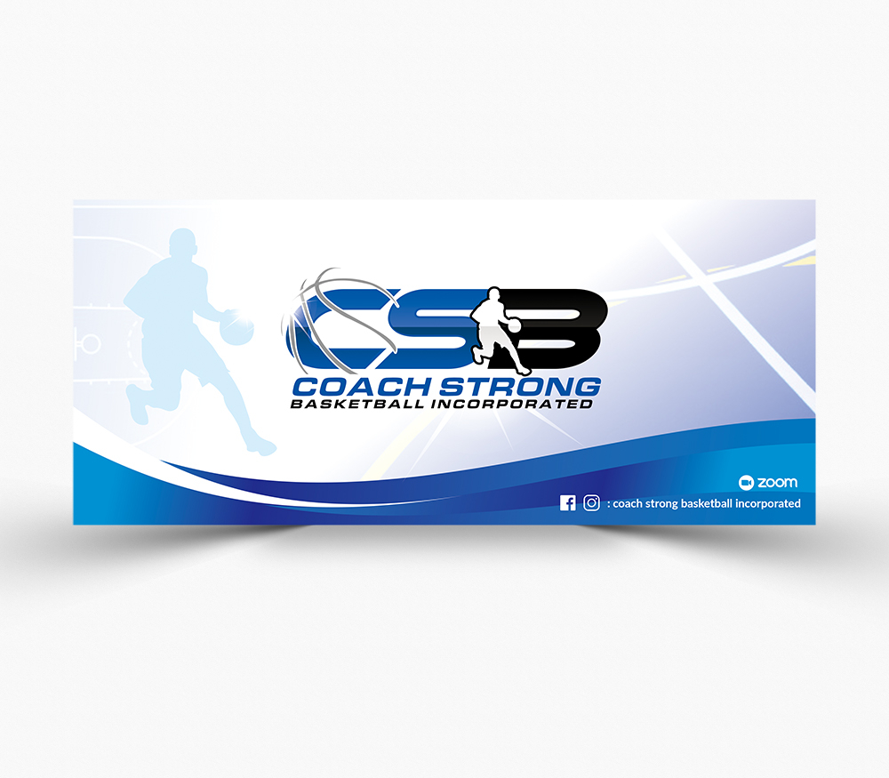 coach strong basketball incorporated logo design by Ulid