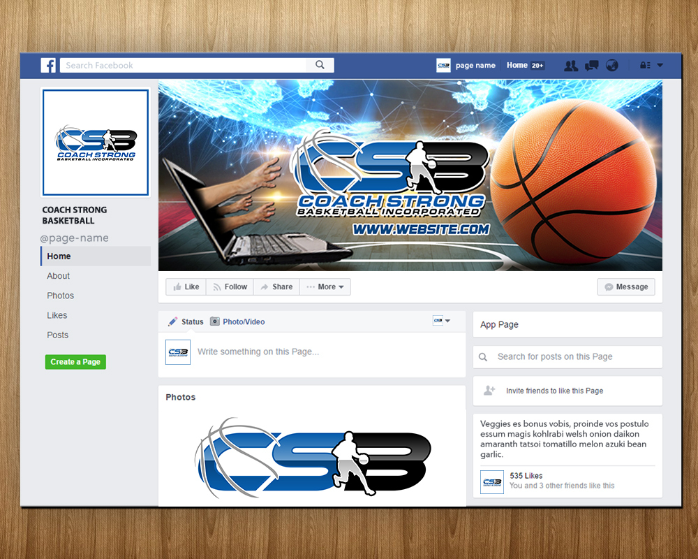 coach strong basketball incorporated logo design by MastersDesigns