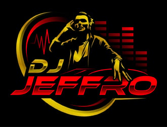 DJ Jeffro logo design by MAXR