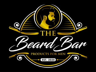 The Beard Bar logo design by MAXR