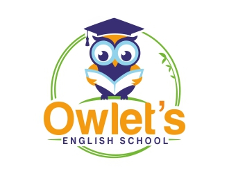 Owlets English School logo design by ruki