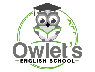 Owlets English School logo design by ruki