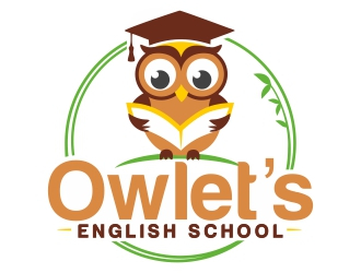 Owlets English School logo design by ruki