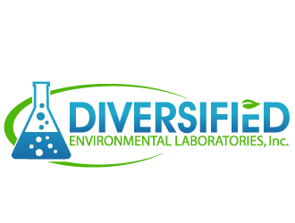 Diversified Environmental Laboratories, Inc. logo design by PMG