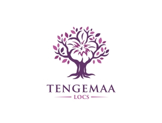 Tengemaa Locs  logo design by KaySa