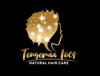 Tengemaa Locs  logo design by serprimero