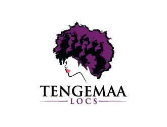 Tengemaa Locs  logo design by Moon