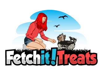Fetch it! Treats logo design by AamirKhan