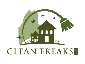 Clean Freaks LLC logo design by dibyo