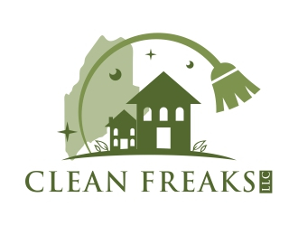 Clean Freaks LLC logo design by dibyo