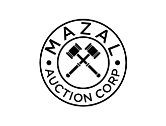Mazal Auction Corp logo design by puthreeone