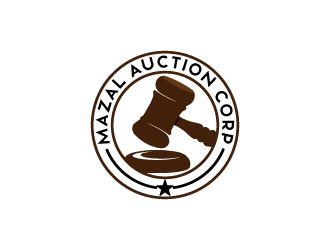 Mazal Auction Corp logo design by LucidSketch