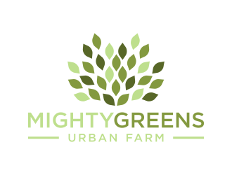 Mightygreens Urban Farm logo design by p0peye