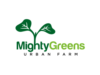 Mightygreens Urban Farm logo design by GemahRipah