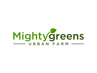 Mightygreens Urban Farm logo design by salis17