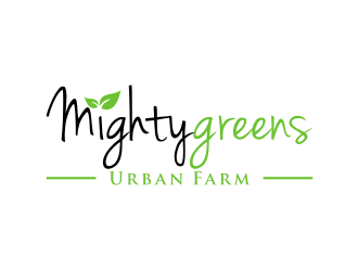 Mightygreens Urban Farm logo design by asyqh