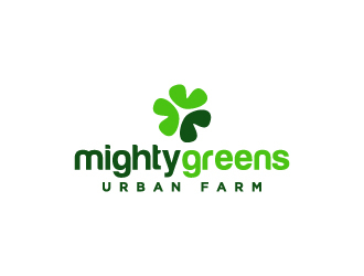 Mightygreens Urban Farm logo design by sakarep