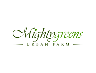 Mightygreens Urban Farm logo design by salis17