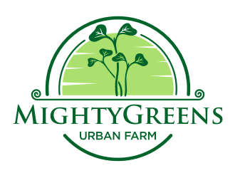 Mightygreens Urban Farm logo design by GemahRipah