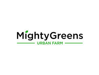 Mightygreens Urban Farm logo design by GassPoll