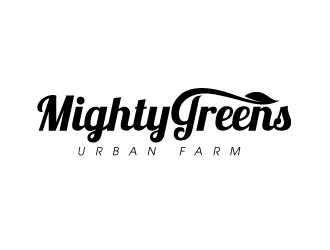 Mightygreens Urban Farm logo design by nexgen